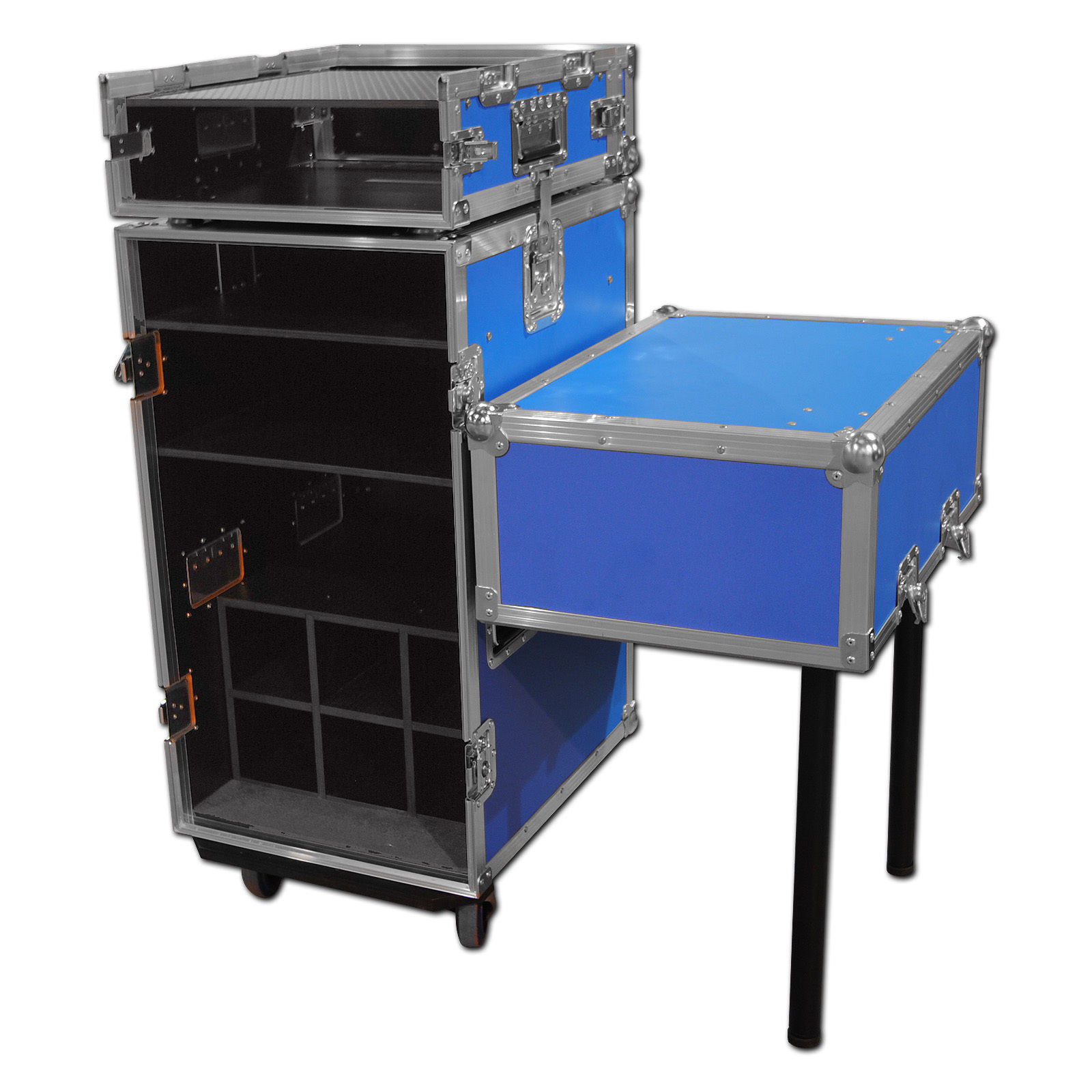 Portable Events Flight Case With Cash Till And Champagne Storage